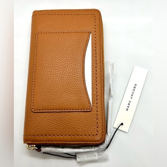 Marc Jacobs Brown Leather Wristlet Wallet - Picture 6 of 7
